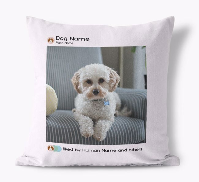  Liked By... : Personalized {breedFullName} Photo Upload Pillow